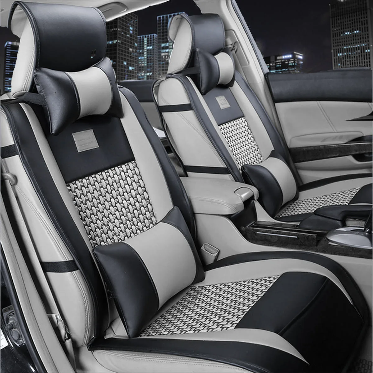 Car seats with covers — category photo from the Shop For Cars website